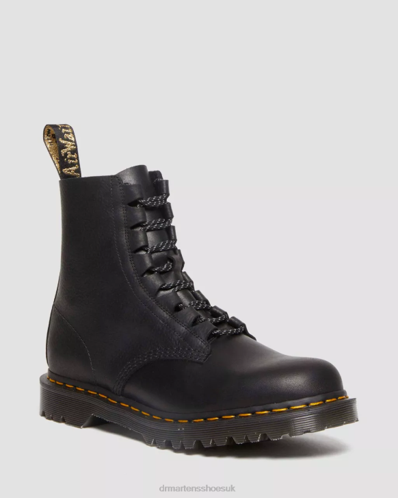 Black Sechura & Atacama Women Footwear Dr. Martens 1460 Pascal Made In England Ghillie Boots 242Z384